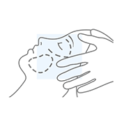 Apaise la peau apres des interventions esthetiques