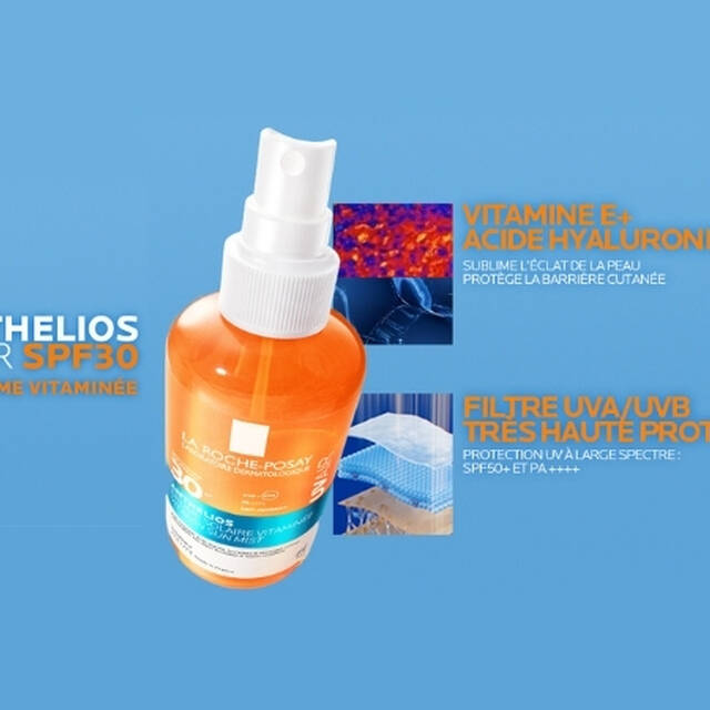 Anthelios UVAIR Vitamin Sun Mist SPF30 Ingredients Banner