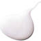 Texture cremeuse et blanche, legerement brillante, sur fond blanc.