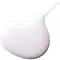 Texture cremeuse et blanche, legerement brillante, sur fond blanc.