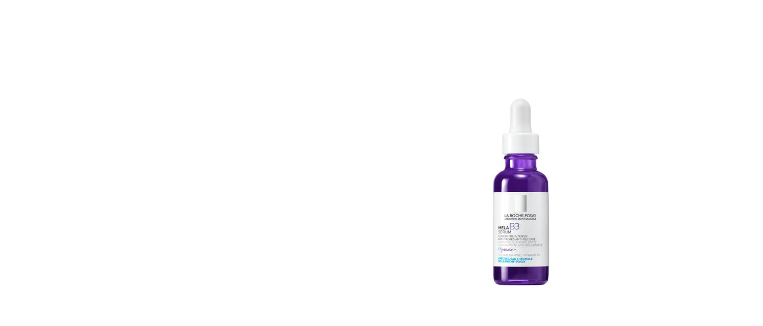 Flacon de creme solaire La Roche-Posay Anthelios UV 50+, avec un design minimaliste sur fond blanc.