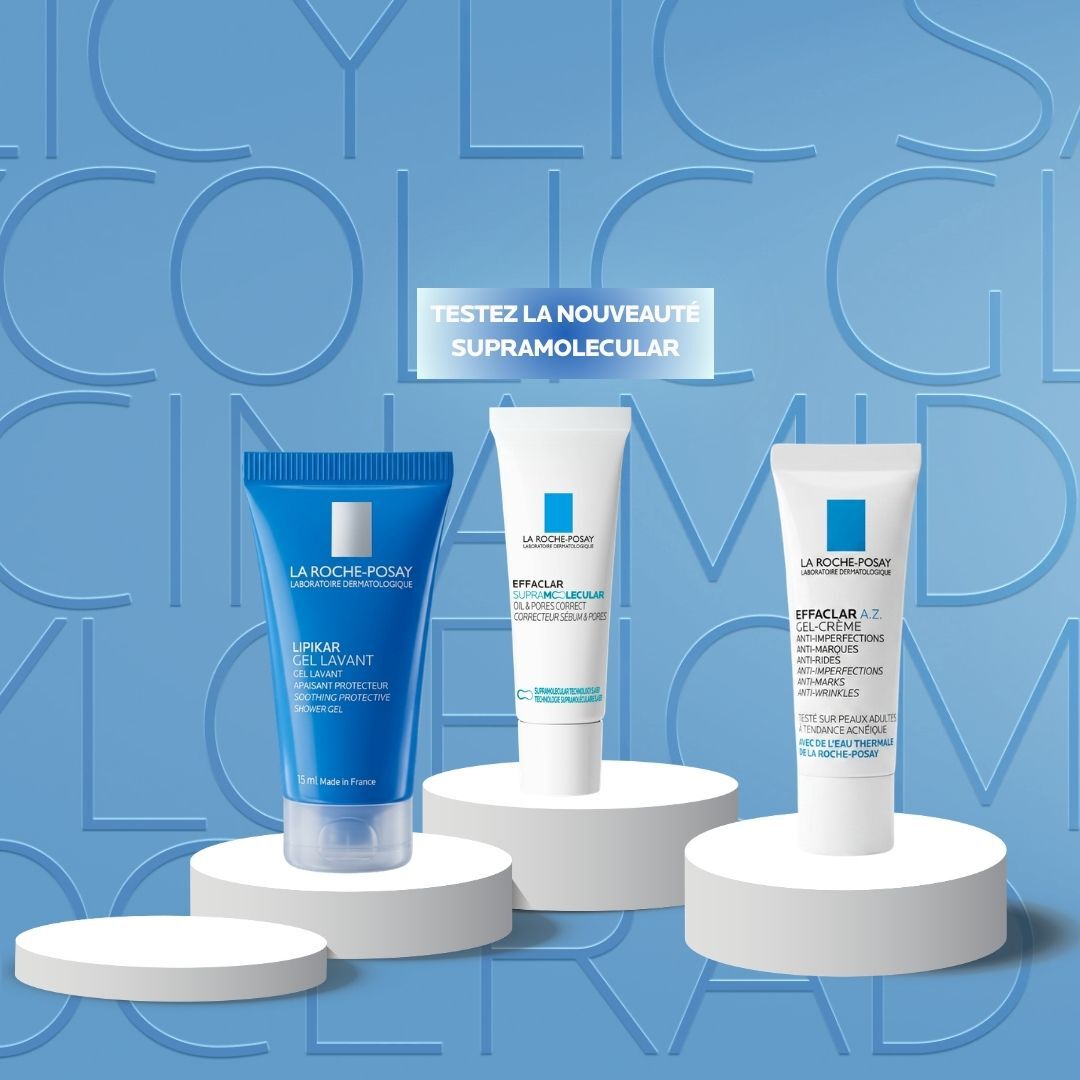 3 miniatures offerts des 70€ d’achat sur vos produits anti-imperfections​