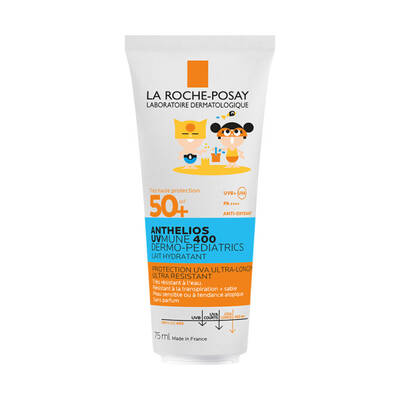 La-Roche-Posay - Anthelios Lait Solaire Enfants Peaux Sensibles Visage & Corps Sans Parfum Spf50+ 75