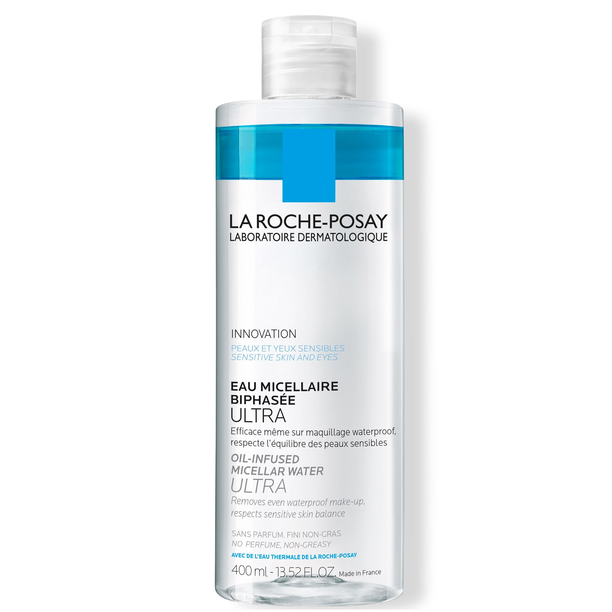 La-Roche-Posay - Eau Micellaire Ultra Biphasée - Efficace Même Sur Maquillage Waterproof. 400 ml