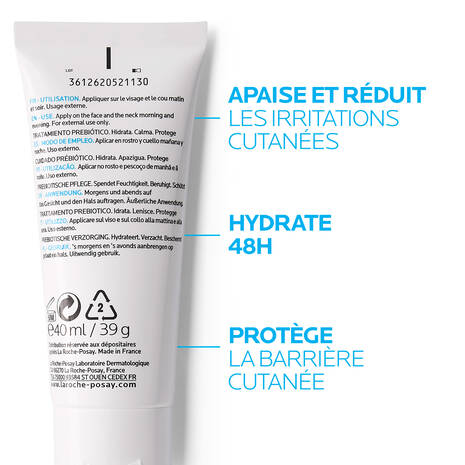 La roche posay Toleriane sensitive Soin hydratant apaisant protecteur 40 ml 3337875578486-Toleriane Sensitive Creme. Soin hydratant apaisant protecteur_40ml_01_La-Roche-Posay