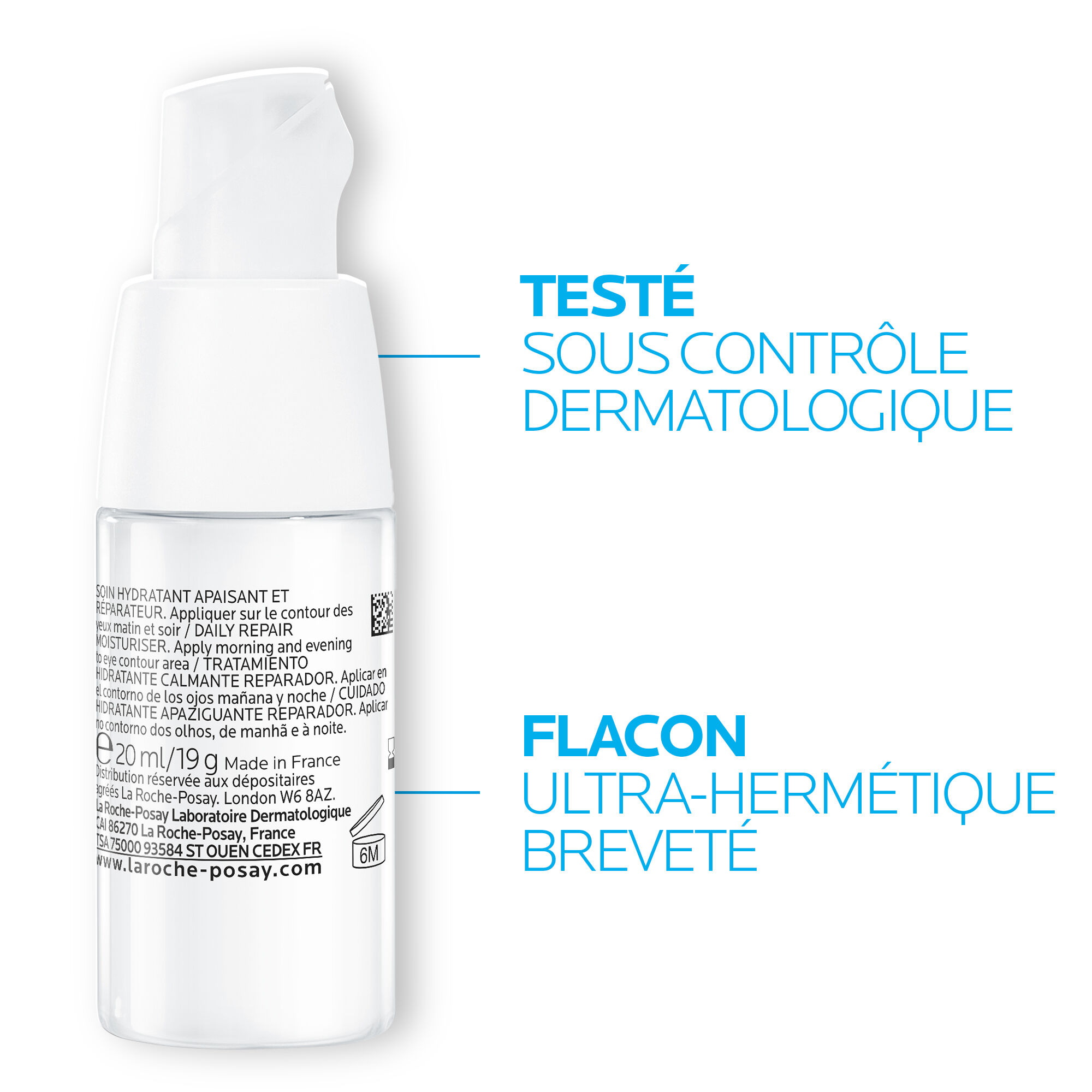 Toleriane Dermallergo Yeux, crème contour des yeux peau sensible La RochePosay