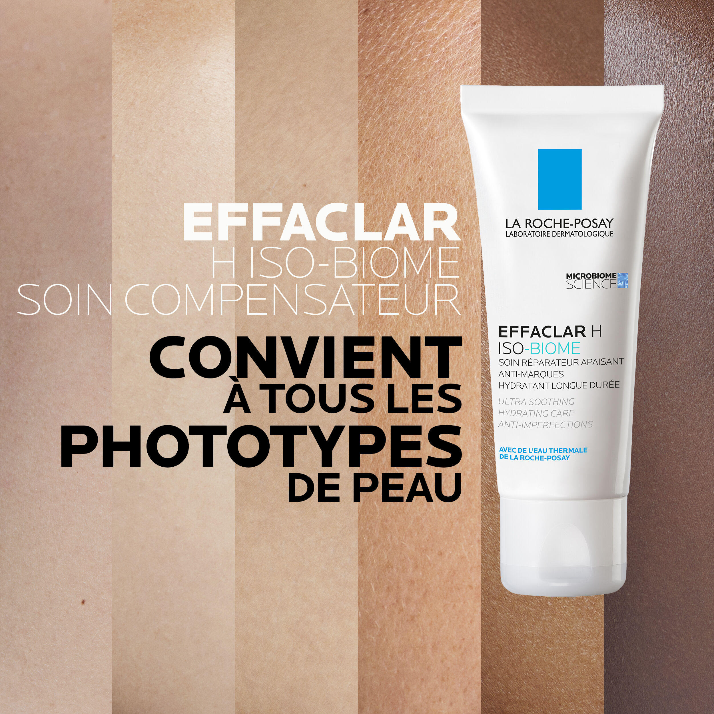 Effaclar H ISO-BIOME Soin Reparateur Apaisant Anti-Marques