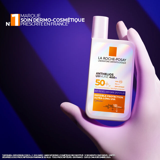 Anthelios UVMUNE 400+ Fluide anti-taches SPF 50+ 50ml​