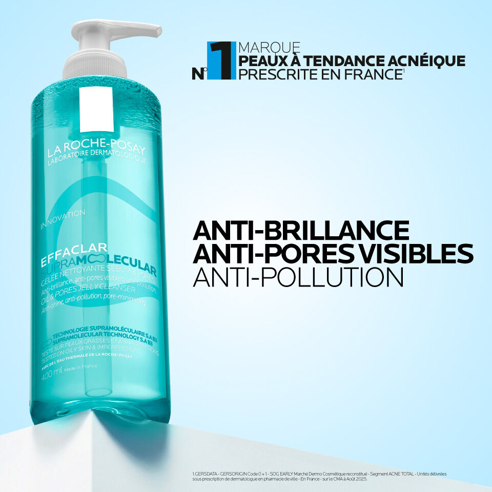 Effaclar Supramolecular Gelee Nettoyante sebum et pores​