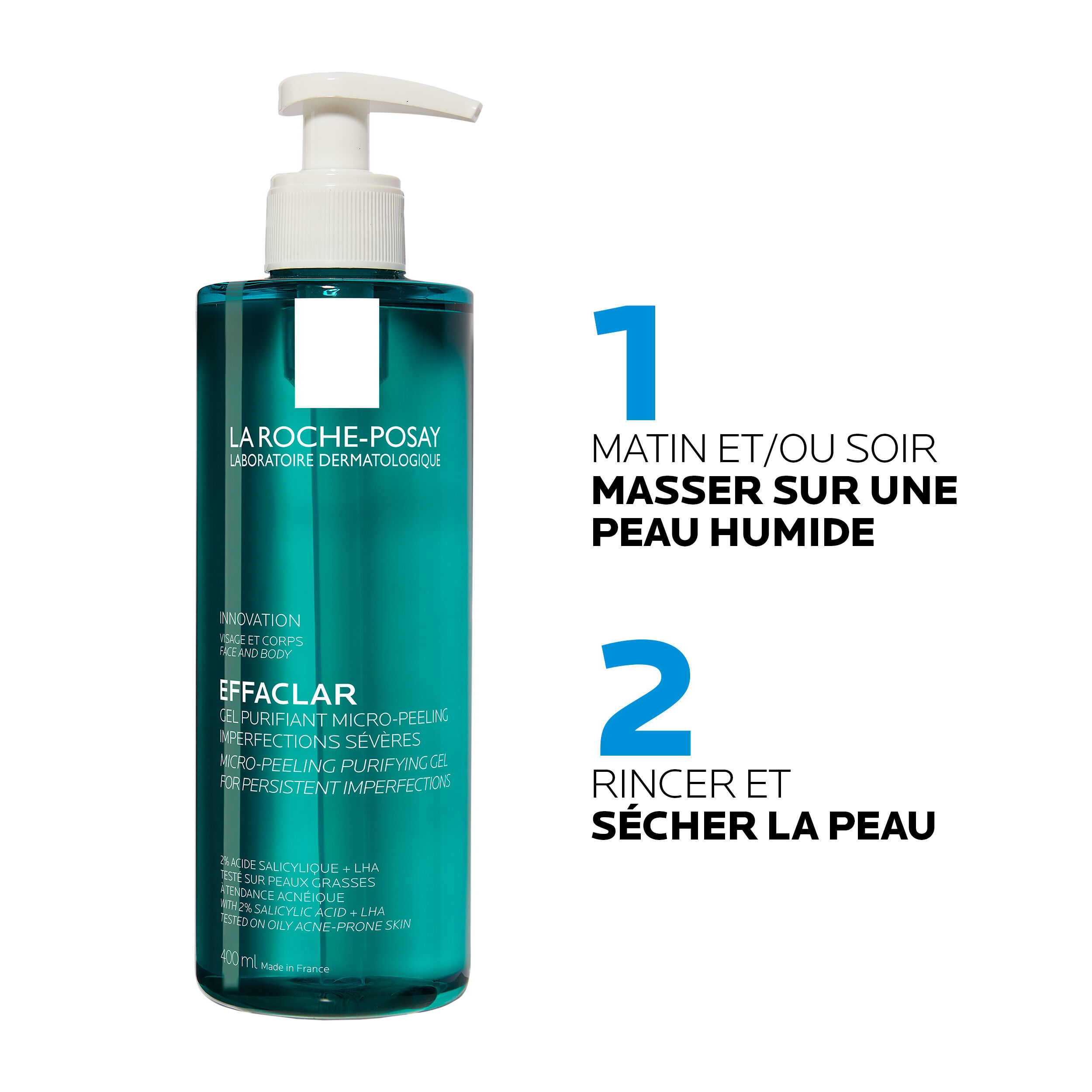 EFFACLAR GEL PURIFIANT MICRO-PEELING IMPERFECTIONS SEVERES