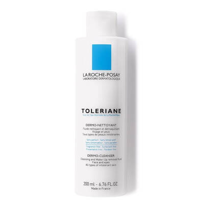 La-Roche-Posay - Toleriane Fluide Dermo-nettoyant - Lait Démaquillant Et Fluide Nettoyant 200 ml