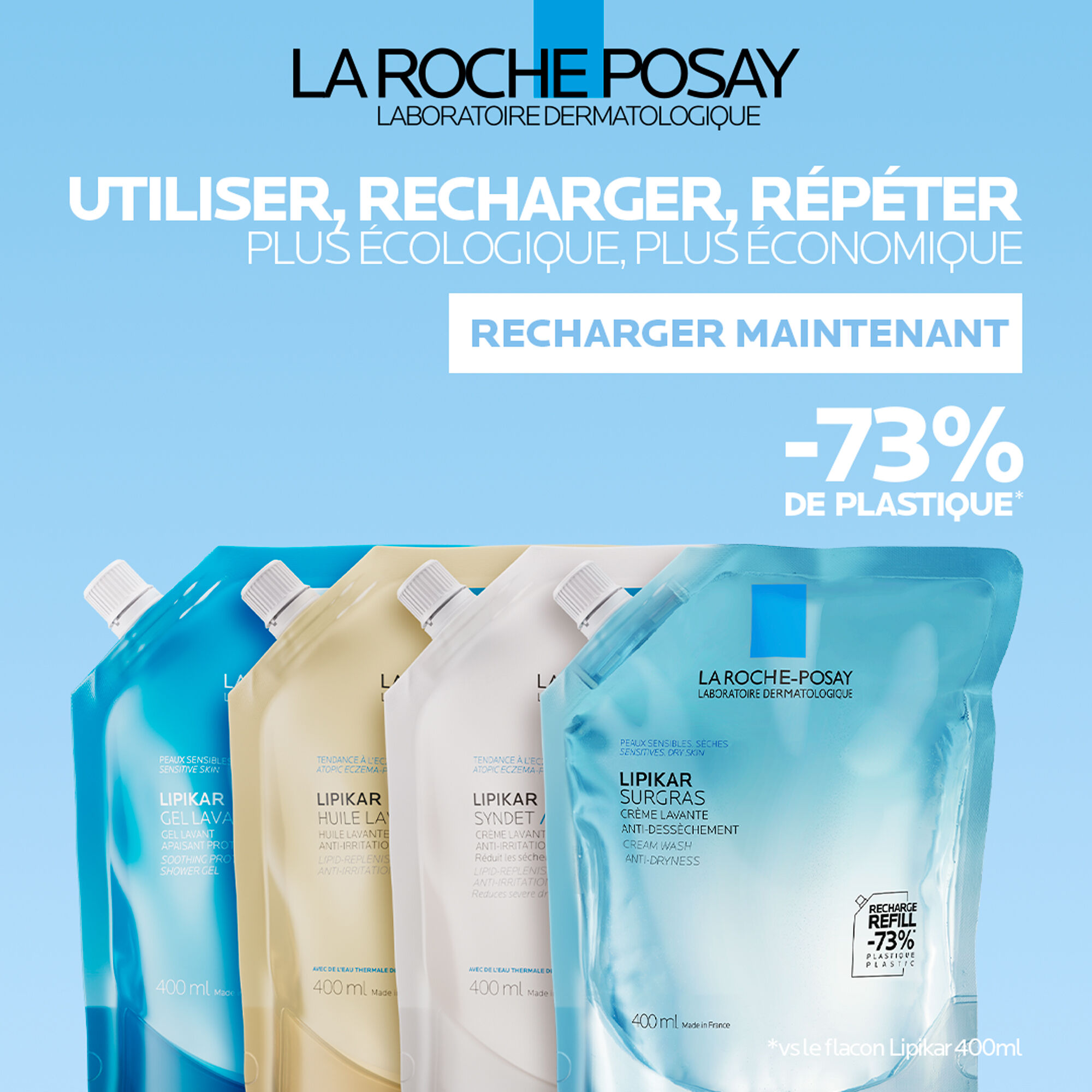 Lipikar Huile lavante AP+ Ecorecharge