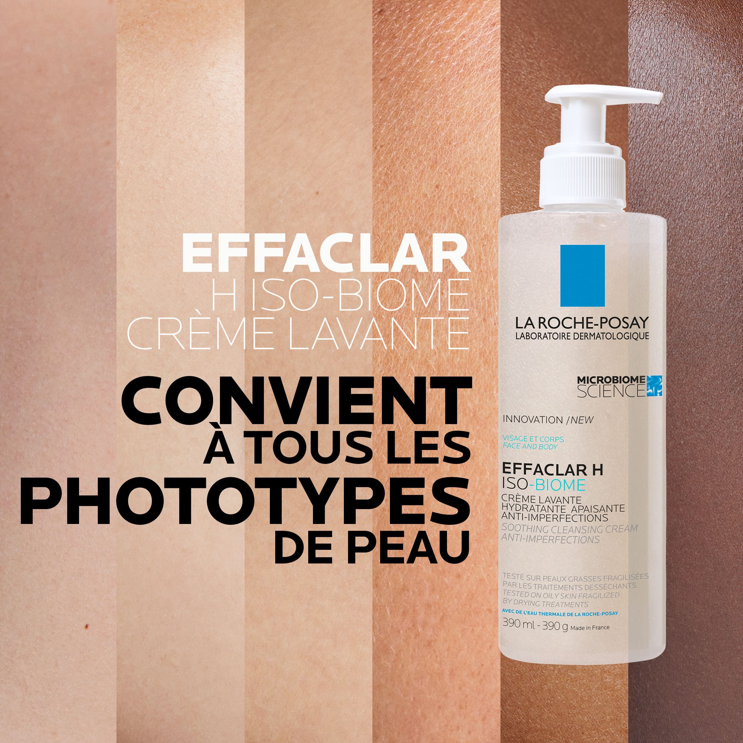 Effaclar H ISO-BIOME Creme Lavante Hydratante Apaisante