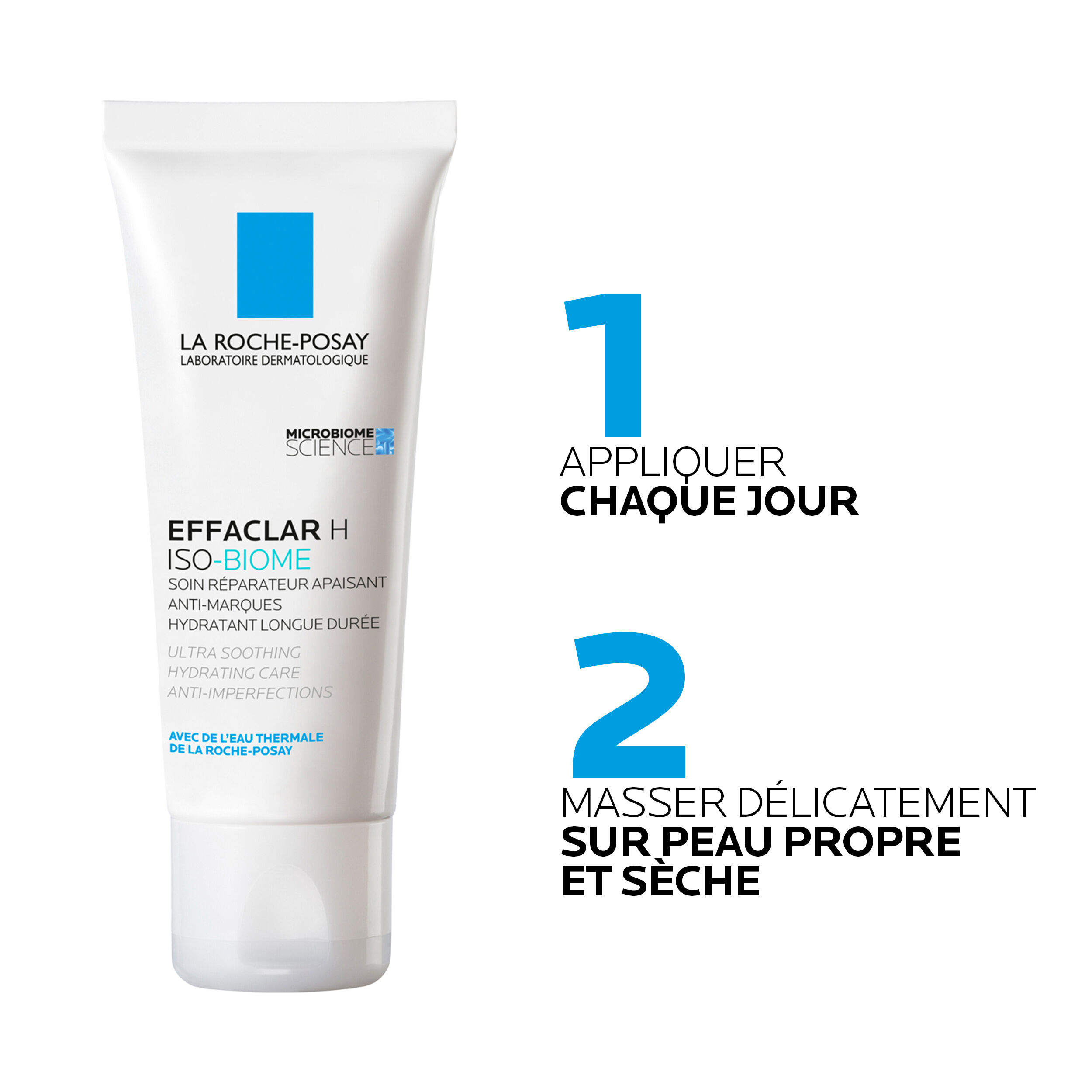 3337875777797-Effaclar H ISO-BIOME Soin Reparateur Apaisant Anti-Marques_40ml_05_La-Roche-Posay