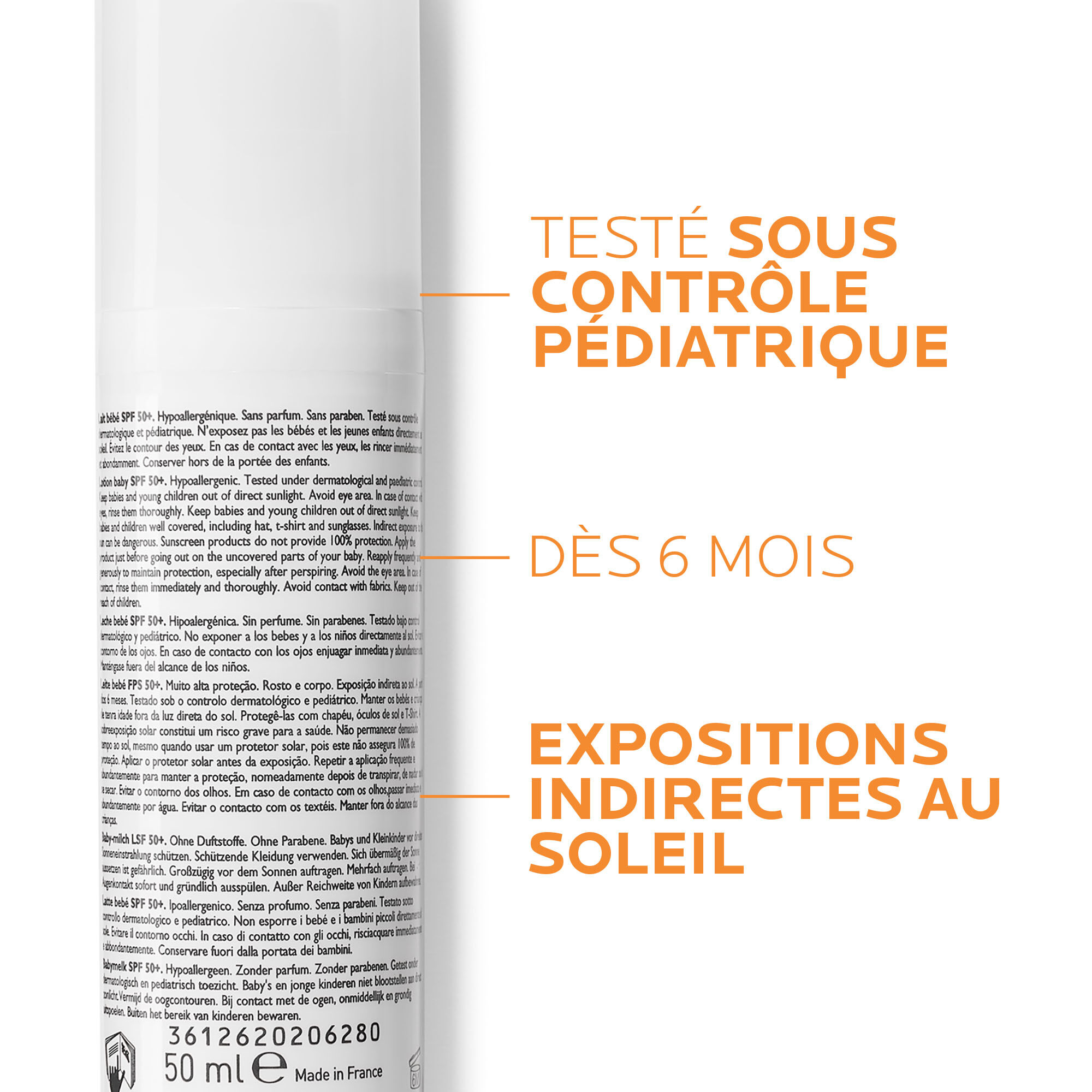 3337872419904-Anthelios Dermo-Pediatrics Creme Solaire Bebe_50ml_01_La-Roche-Posay