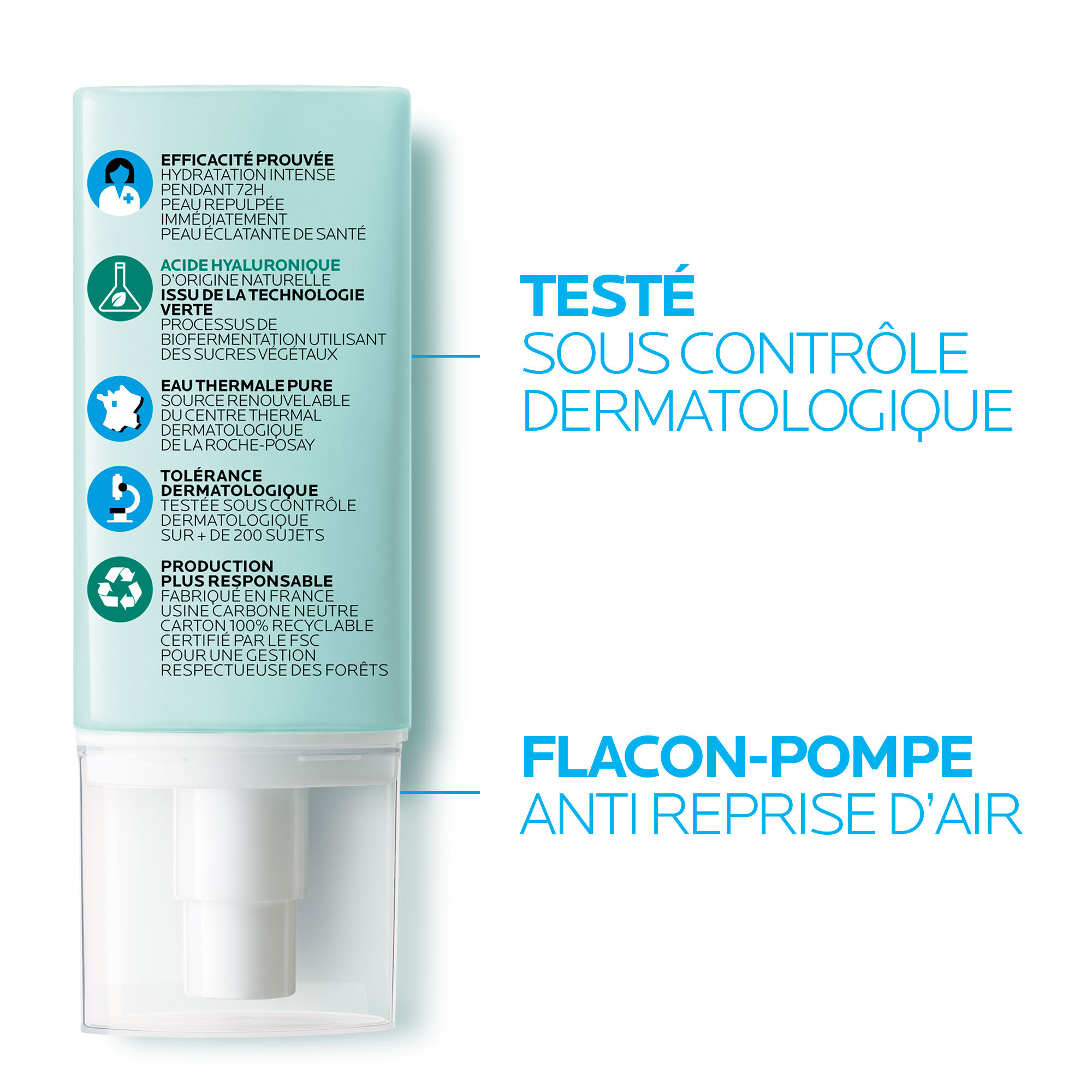 3337875731638-Hydraphase HA Legere Creme Hydratante Visage a l'Acide Hyaluronique_50ml_01_La-Roche-Posay