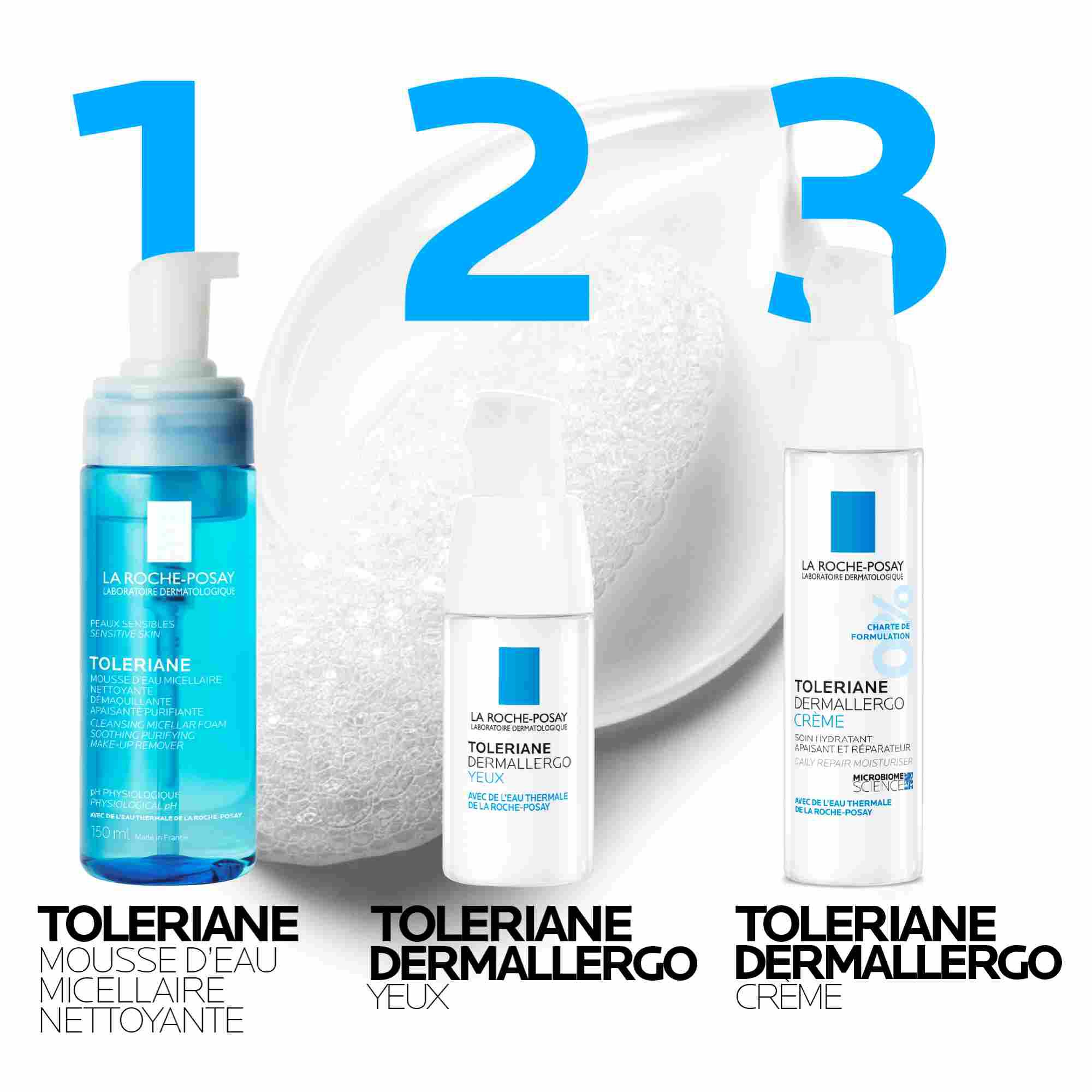 Toleriane Mousse d'Eau Micellaire Nettoyante