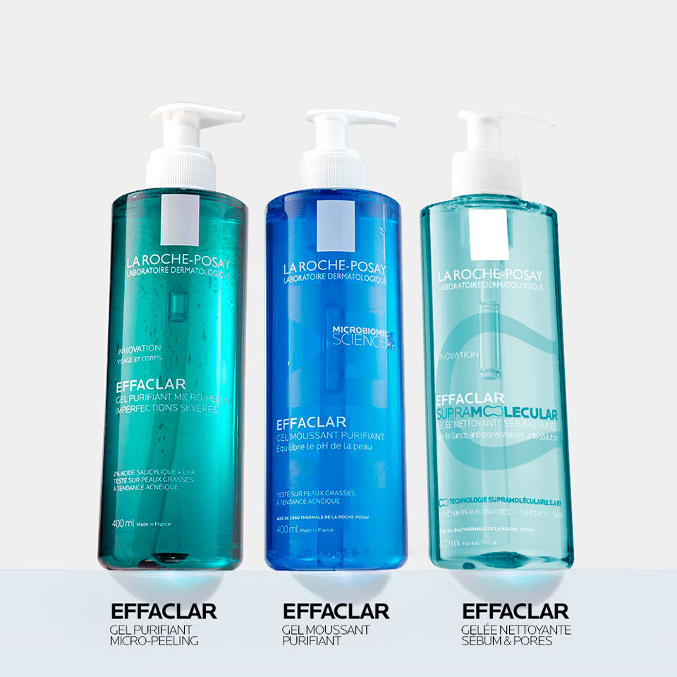 EFFACLAR GEL MOUSSANT PURIFIANT NETTOYANT PEAU GRASSE