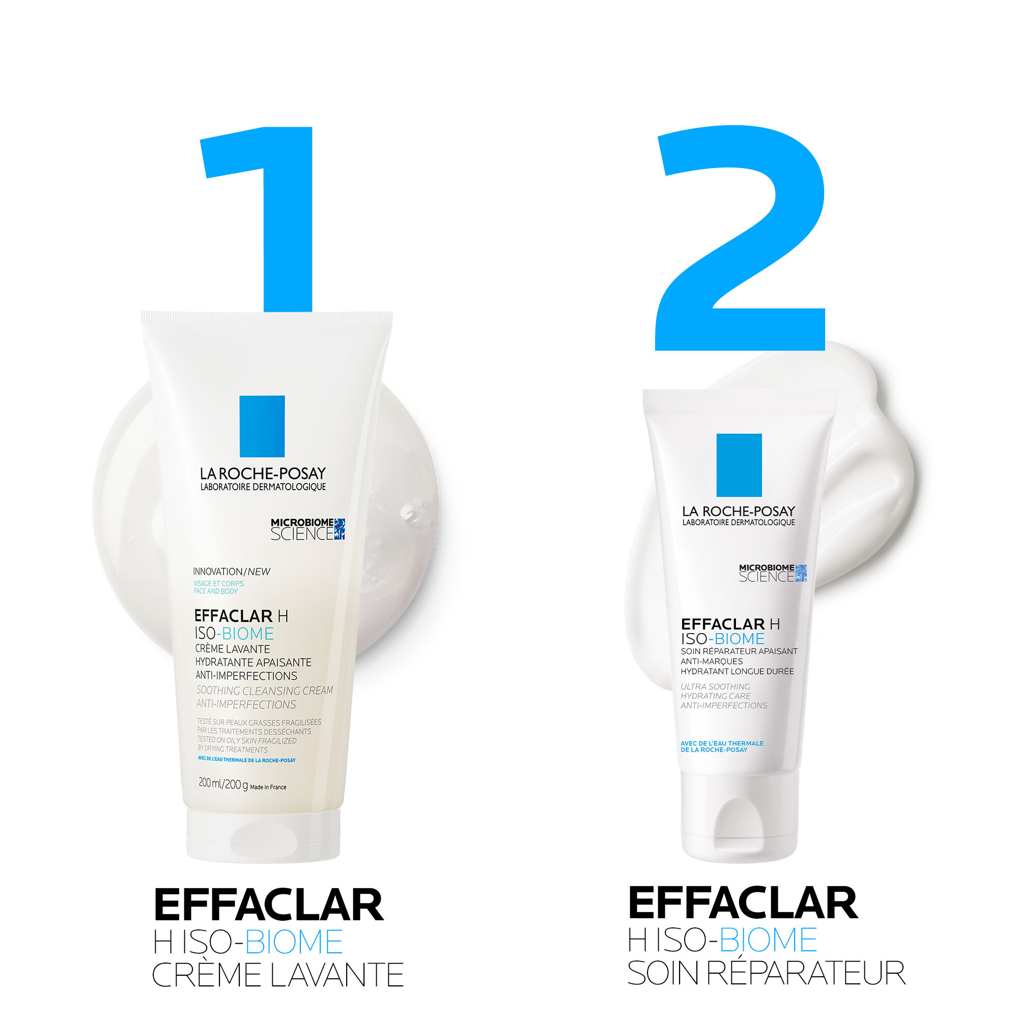 Effaclar H ISO-BIOME Creme Lavante Hydratante Apaisante