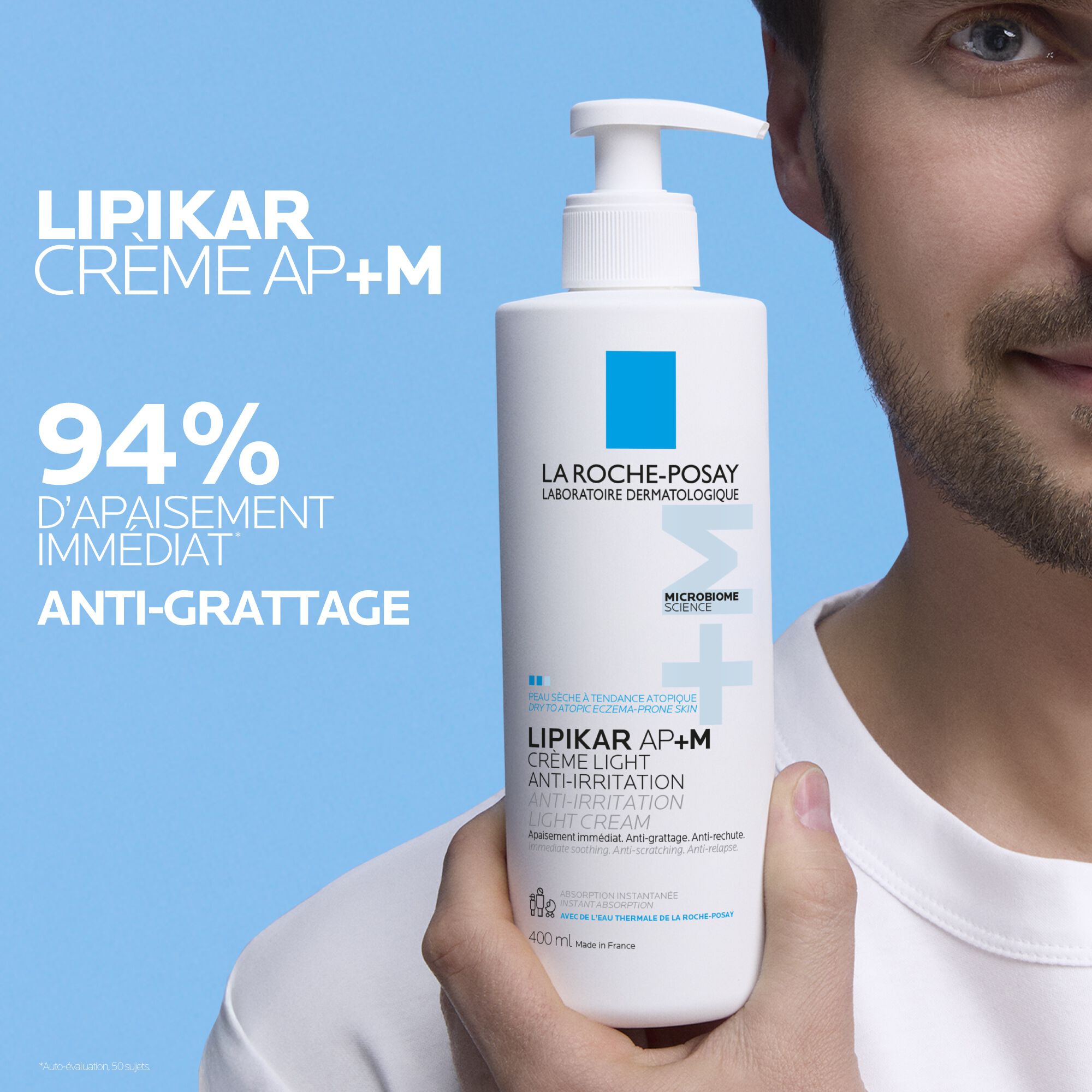 3337875930338​-Lipikar Creme AP+M Creme Hydratante Corps_400ml_01_La-Roche-Posay