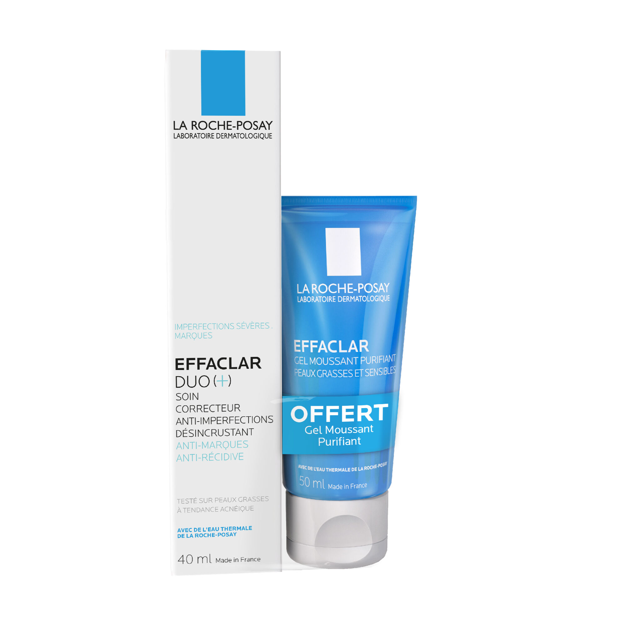 La-Roche-Posay - Coffret Effaclar DUO (+) Soin anti-imperfections - Peau mixte à grasse Coffret