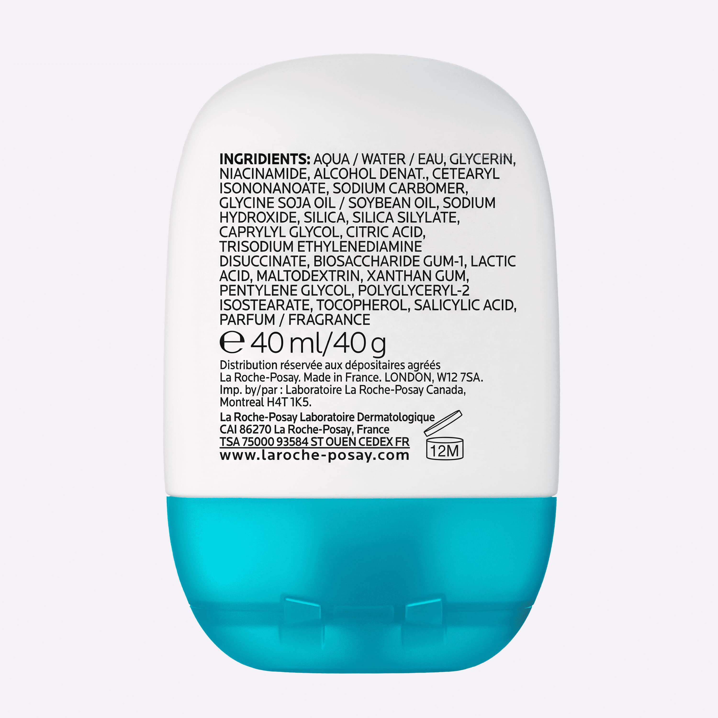 Effaclar Supramolecular Correcteur sebum et pores Gel frais matifiant hydratant​