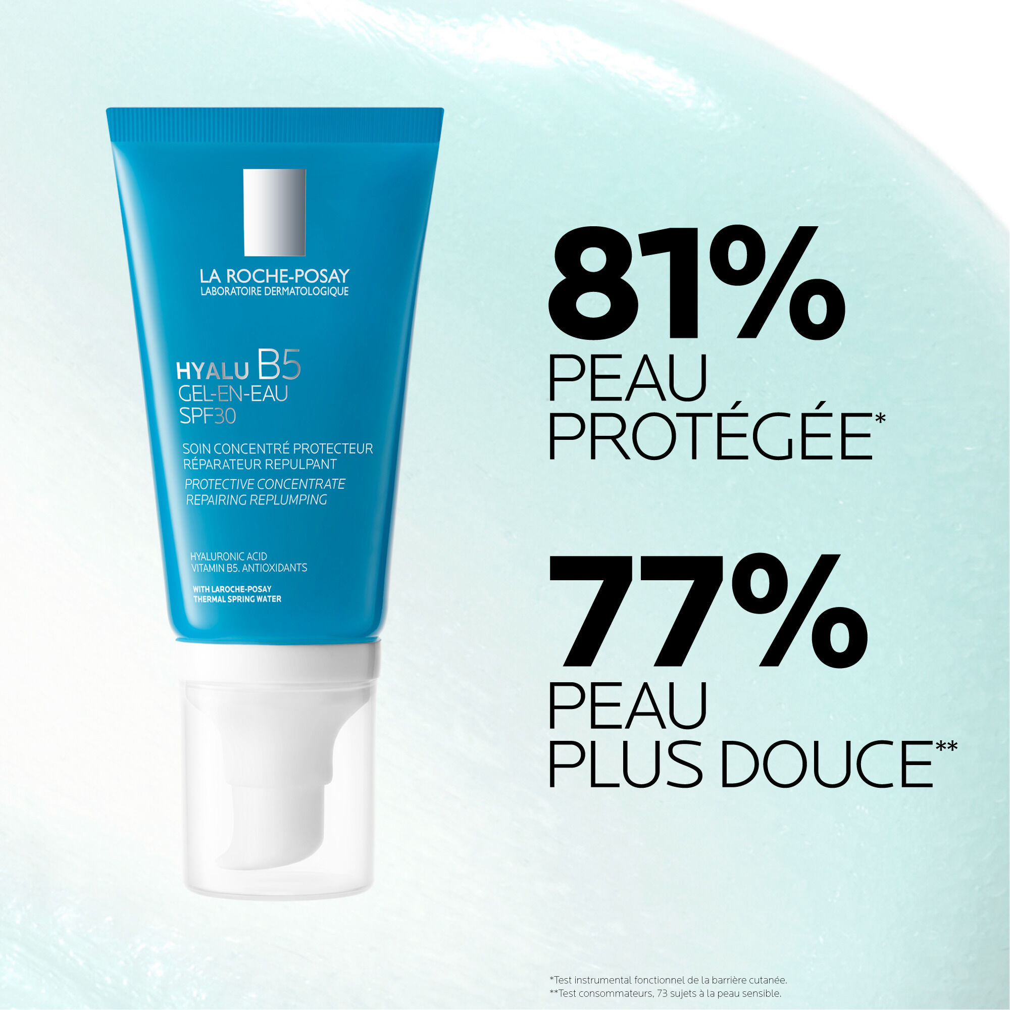 Hyalu B5 Gel-en-eau Soin protecteur reparateur SPF30 50ml