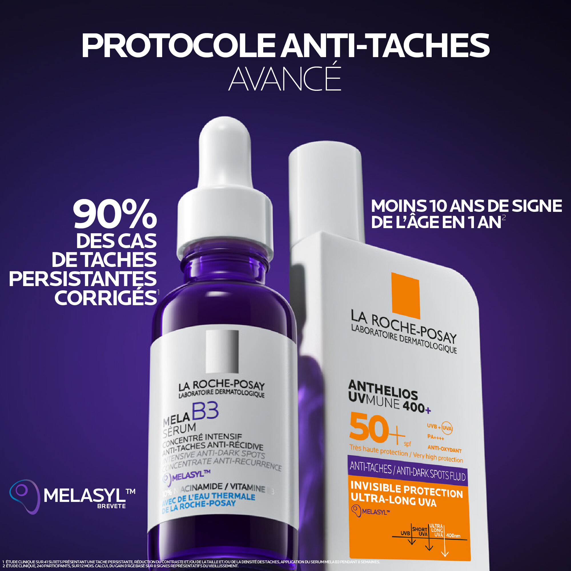 PROTOCOLE ANTI-TACHES MELA B3 & ANTHELIOS