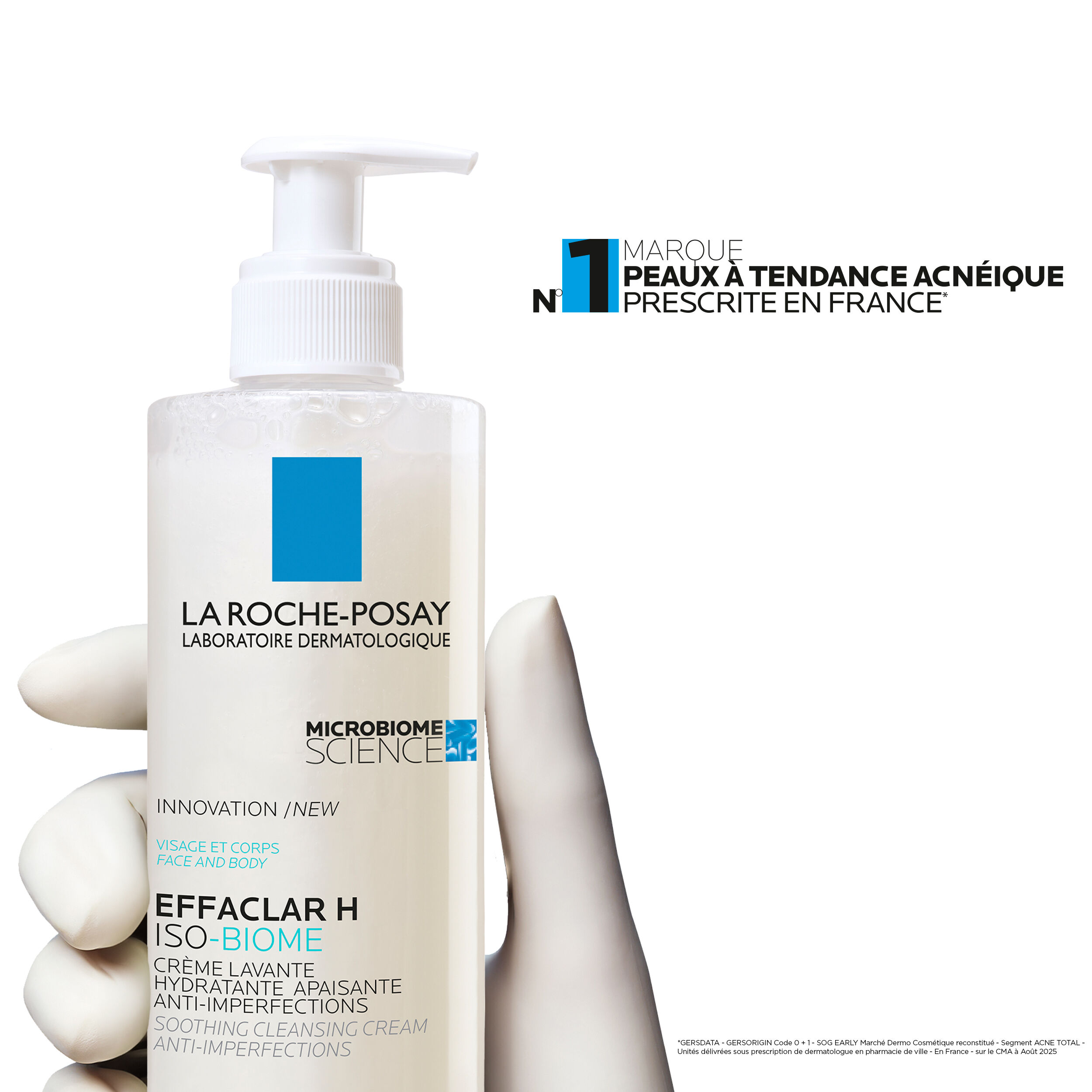 Effaclar H ISO-BIOME Creme Lavante Hydratante Apaisante