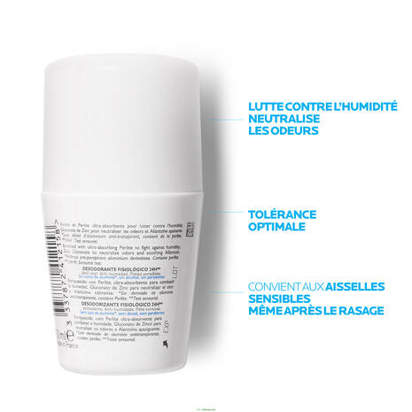 La roche posay Déodorant physiologique 24H - 50 g 3337872412158-Deodorant Physiologique Bille 24h*_50ml_01_La-Roche-Posay