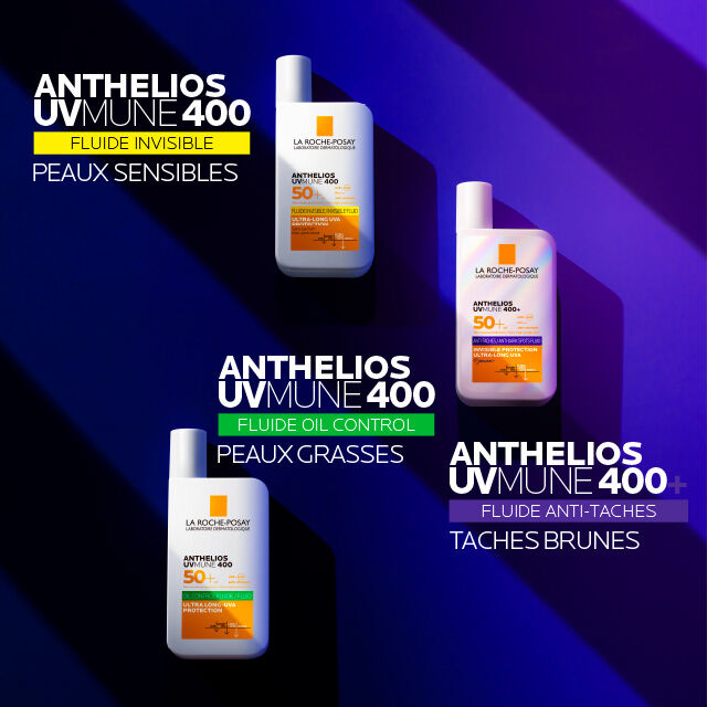 Anthelios UVMUNE 400+ Fluide anti-taches SPF 50+ 50ml​