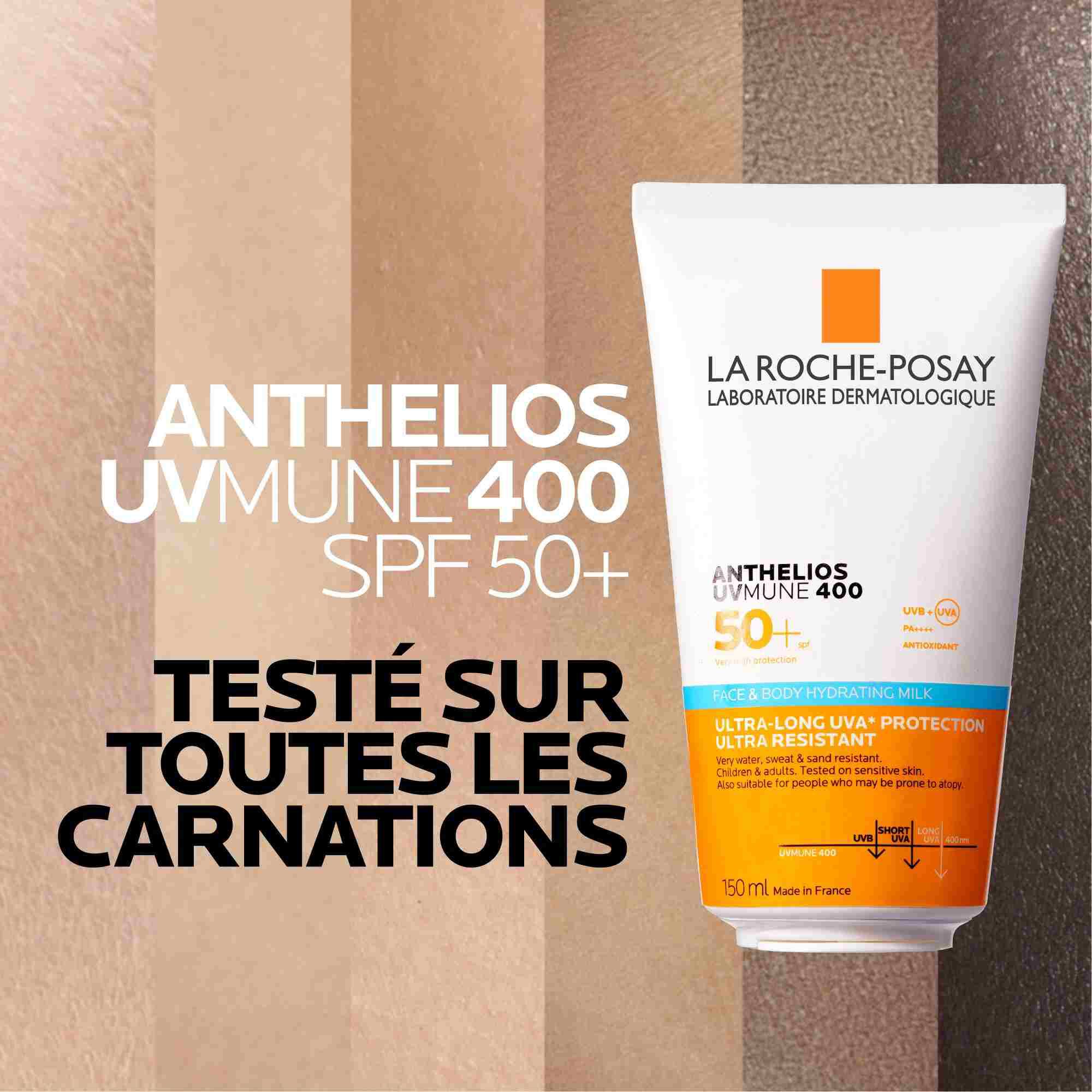Anthelios UVMUNE 400 Lait Solaire Visage & Corps SPF50+