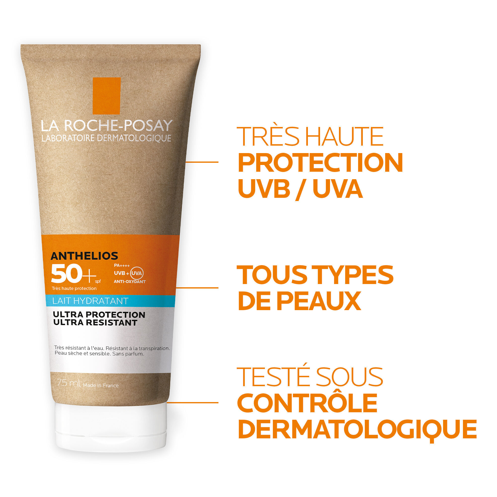 ANTHELIOS 50+ Lait Hydratant Tube Eco Responsable