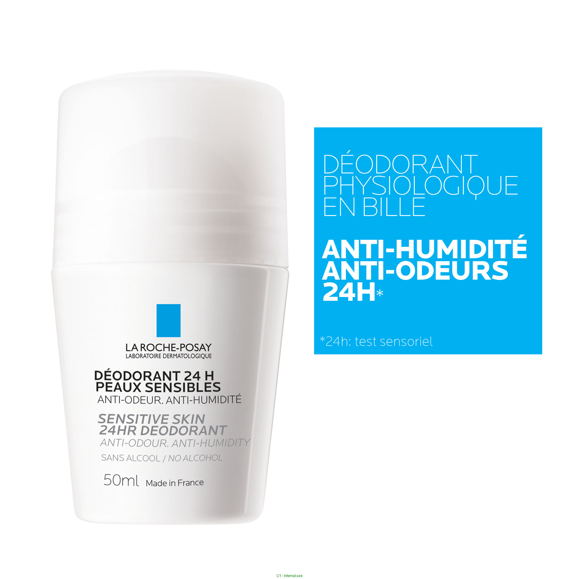 3337872412158-Deodorant Physiologique Bille 24h*_50ml_01_La-Roche-Posay