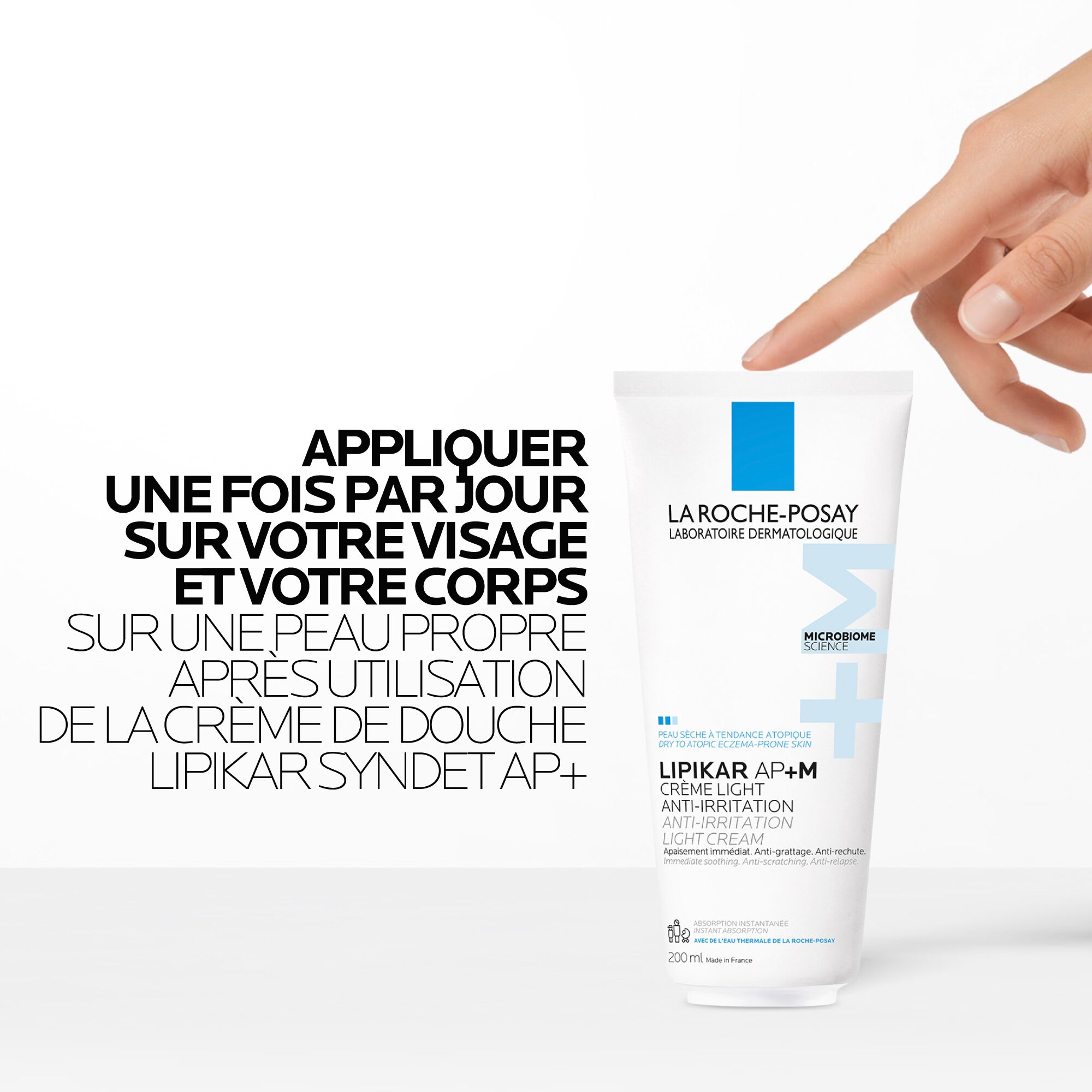 3337875930307-Lipikar Creme AP+M TUBE A Base de Carton_200ml_01_La-Roche-Posay