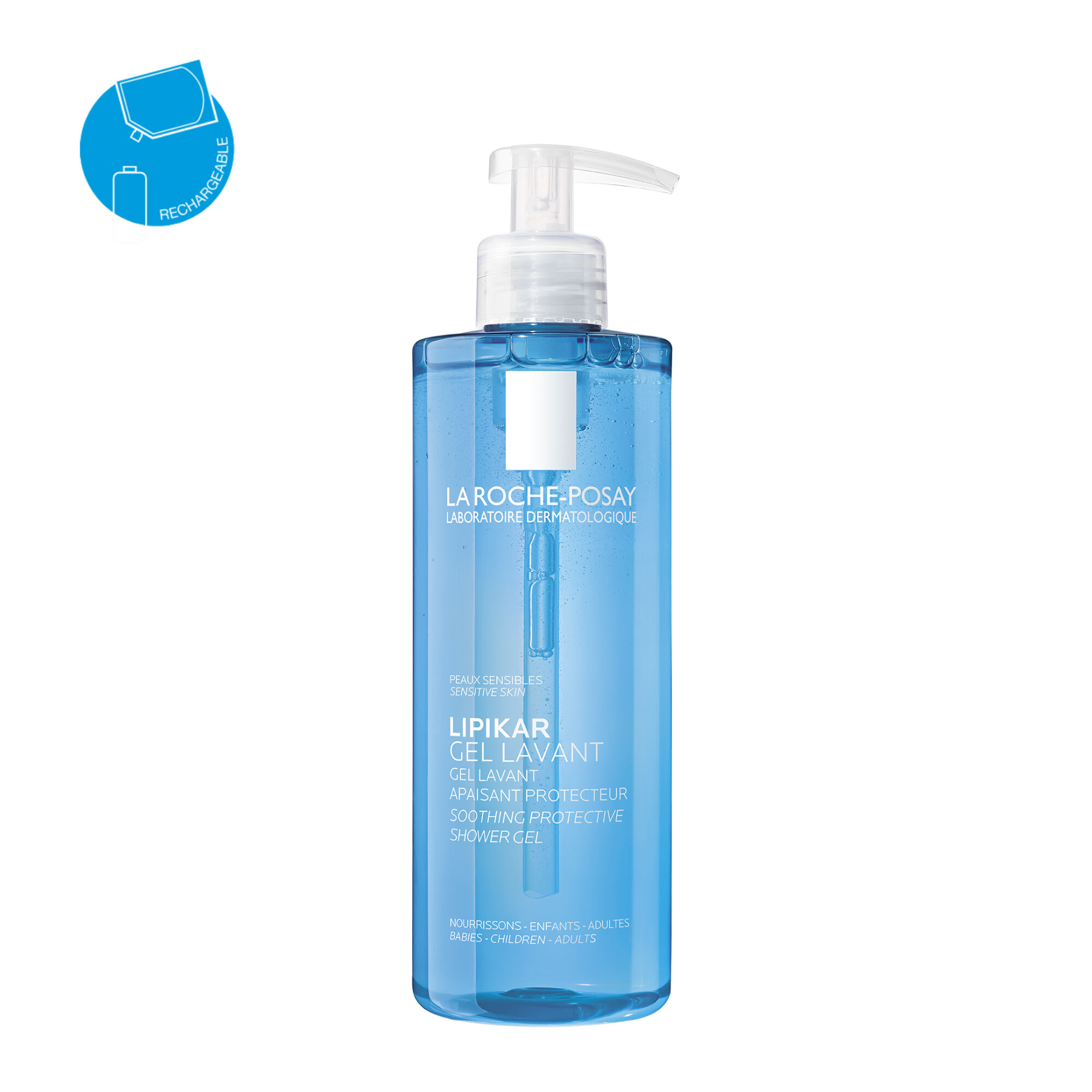 Lipikar Gel Lavant - Gel Douche Apaisant Et Protecteur. 400 ml