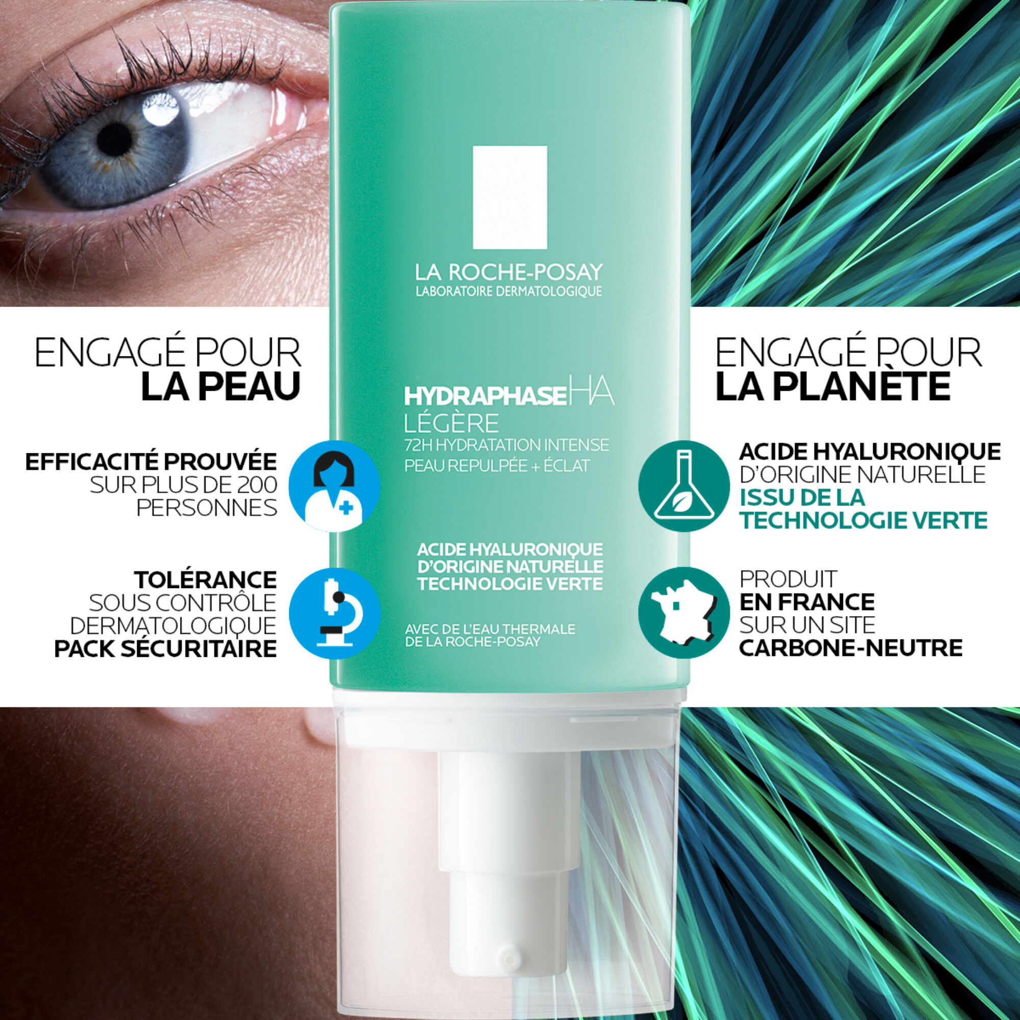 3337875731638-Hydraphase HA Legere Creme Hydratante Visage a l'Acide Hyaluronique_50ml_01_La-Roche-Posay
