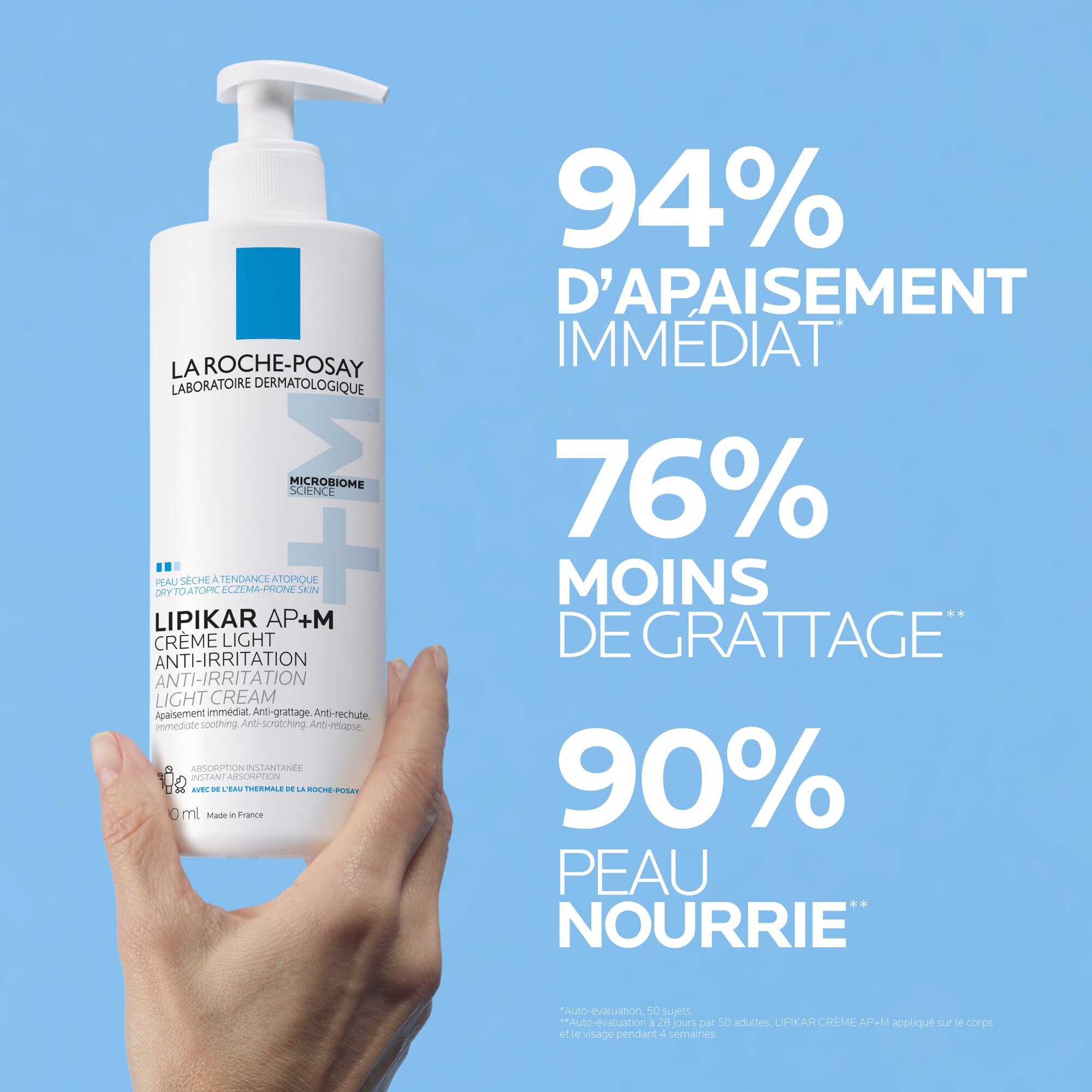 3337875930338​-Lipikar Creme AP+M Creme Hydratante Corps_400ml_01_La-Roche-Posay