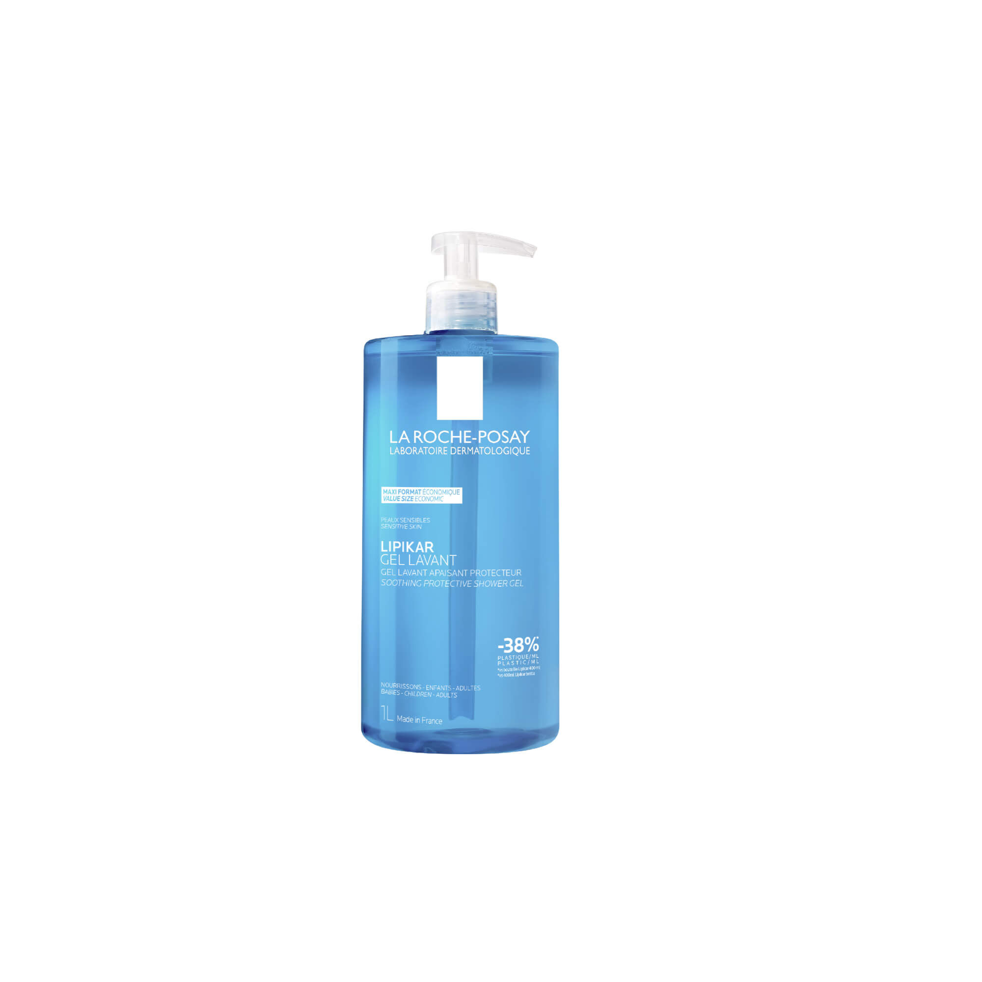 Lipikar Gel Lavant - Gel Douche Apaisant Et Protecteur. 1l