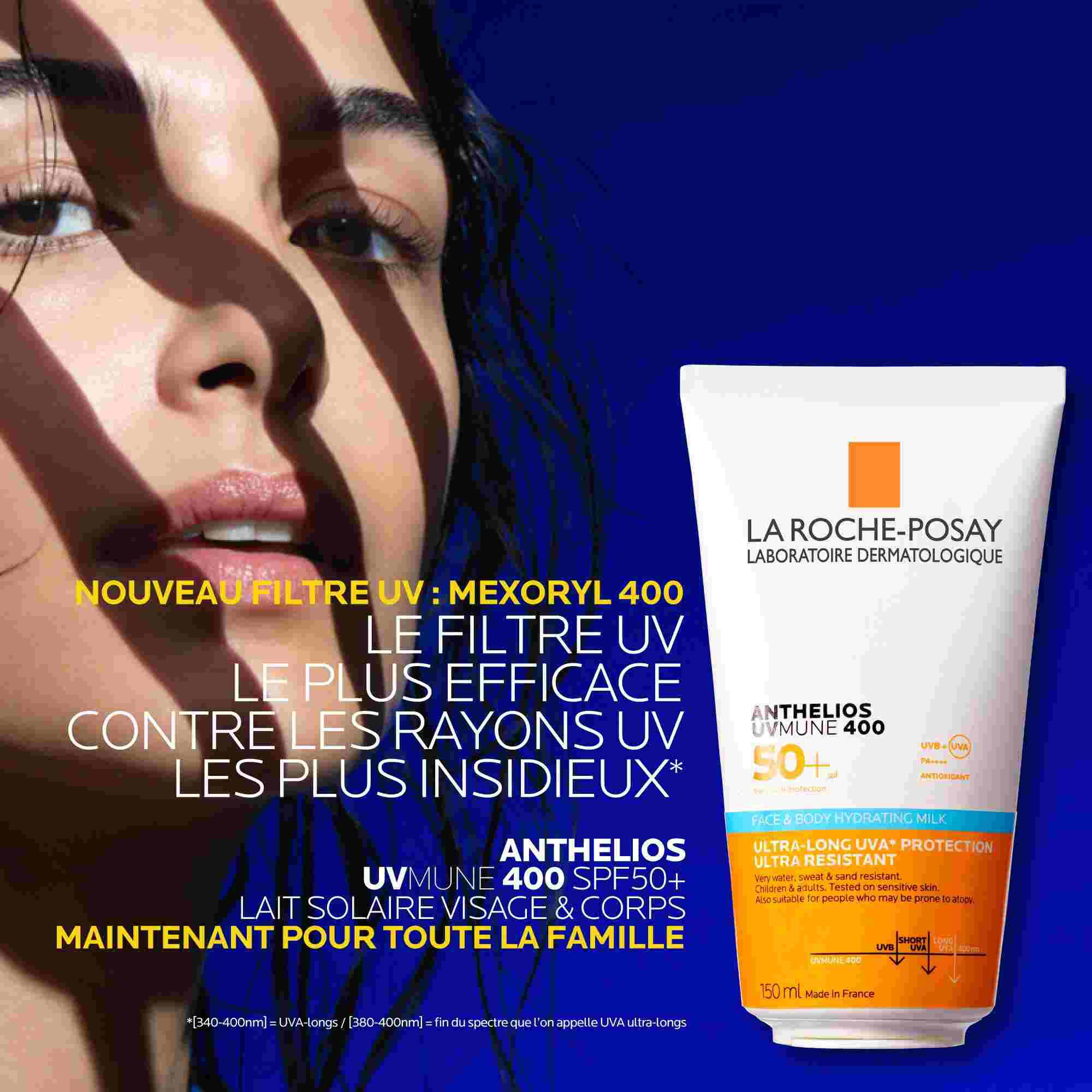 Anthelios UVMUNE 400 Lait Solaire Visage & Corps SPF50+