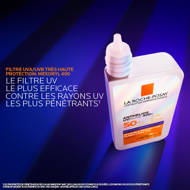 Anthelios UVMUNE 400+ Fluide anti-taches SPF 50+ 50ml​