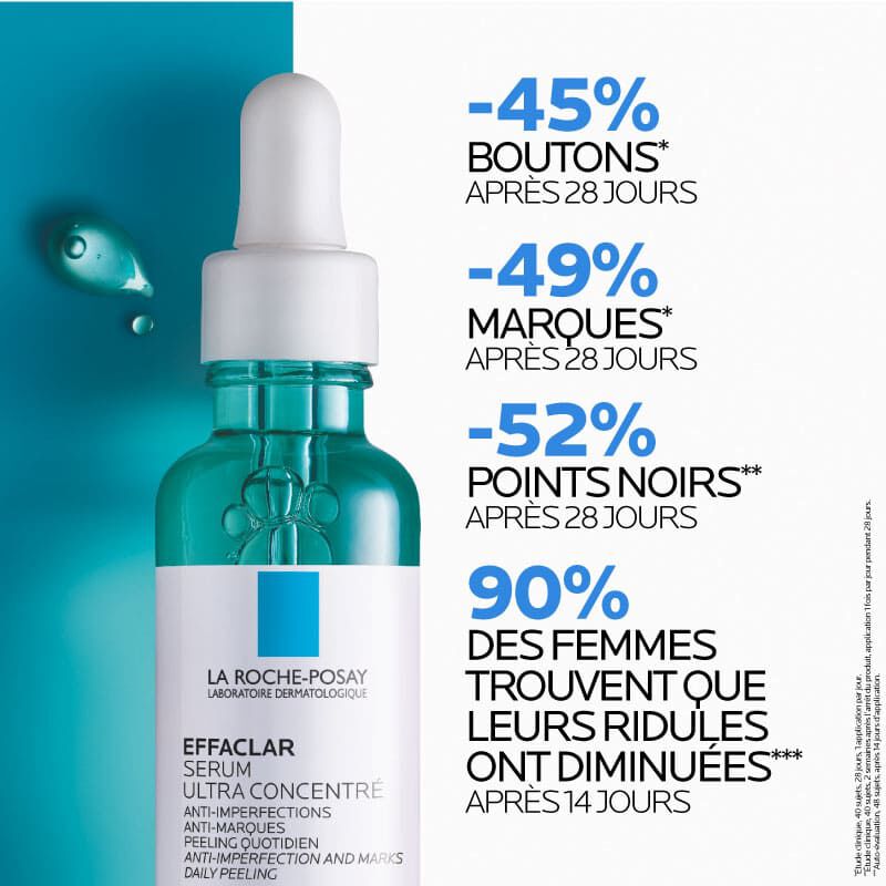 EFFACLAR Serum a l'Acide Salicylique Ultra Concentre