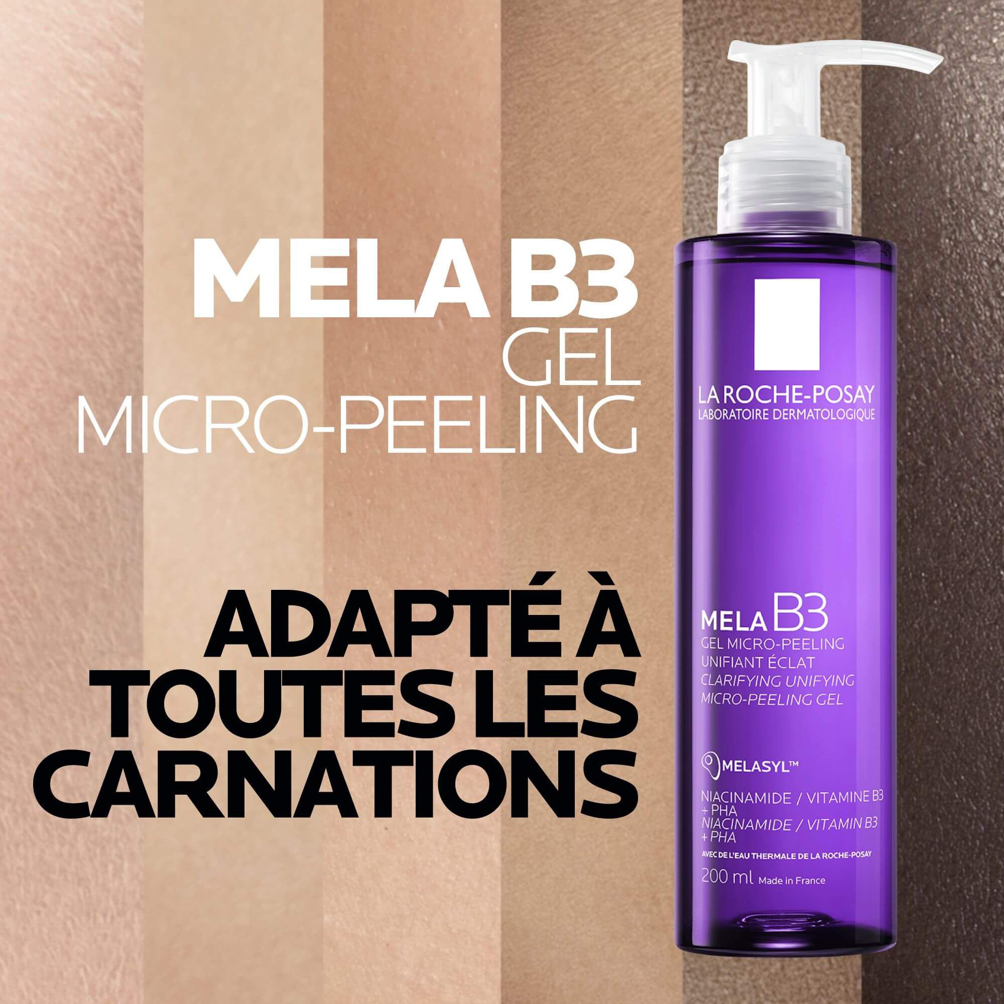 MELA B3 GEL MICRO-PEELING ANTI-TACHES UNIFIANT ECLAT