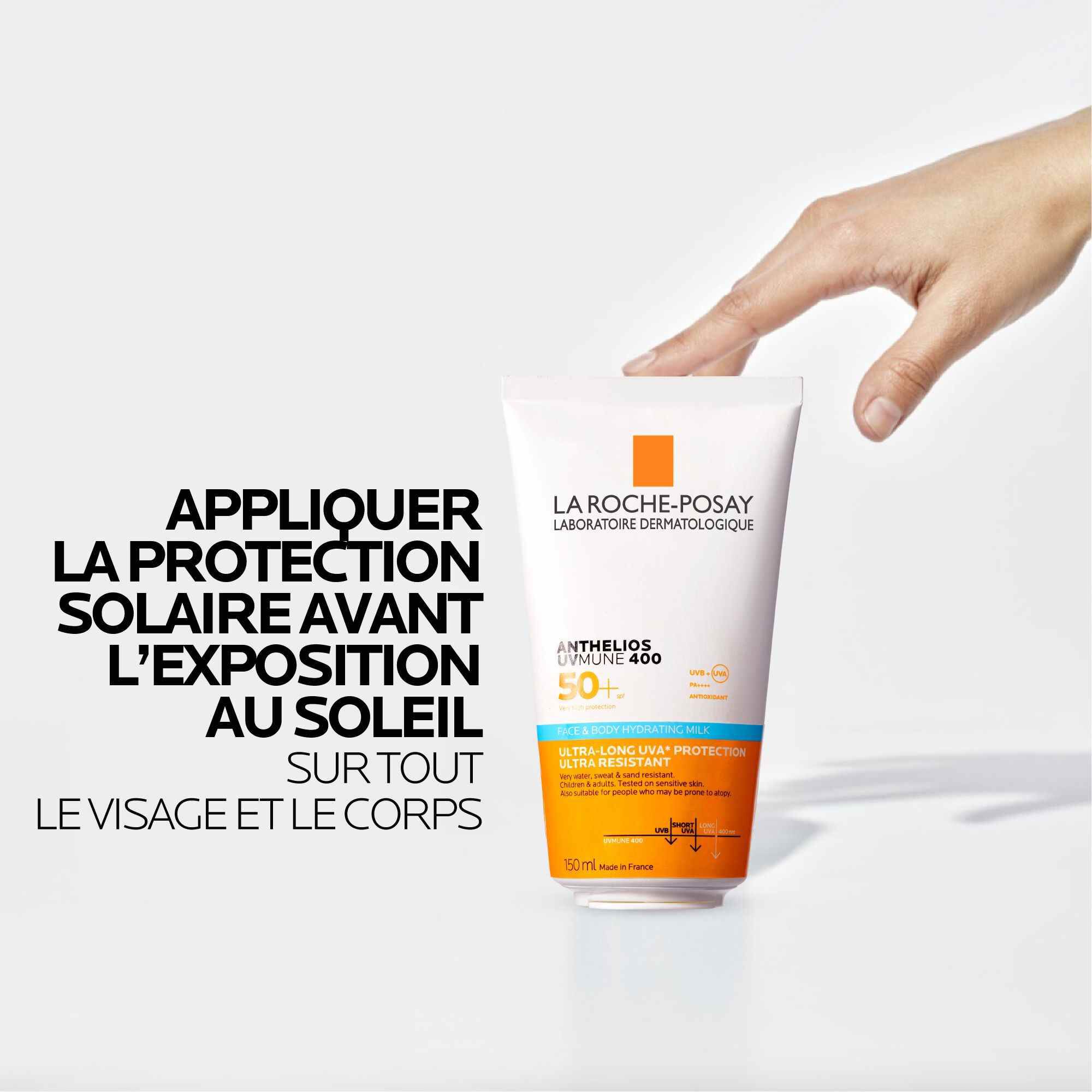 Anthelios UVMUNE 400 Lait Solaire Visage & Corps SPF50+