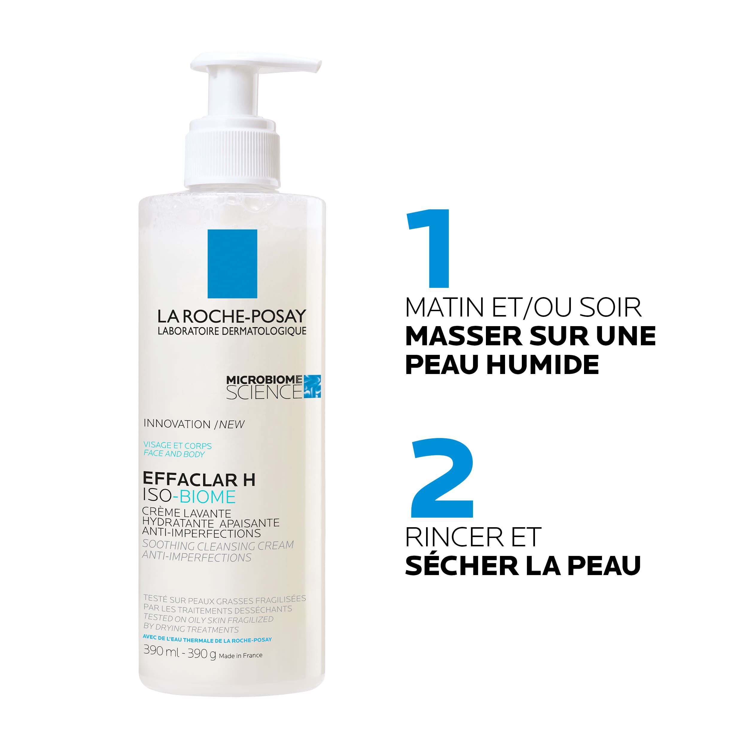 Effaclar H ISO-BIOME Creme Lavante Hydratante Apaisante