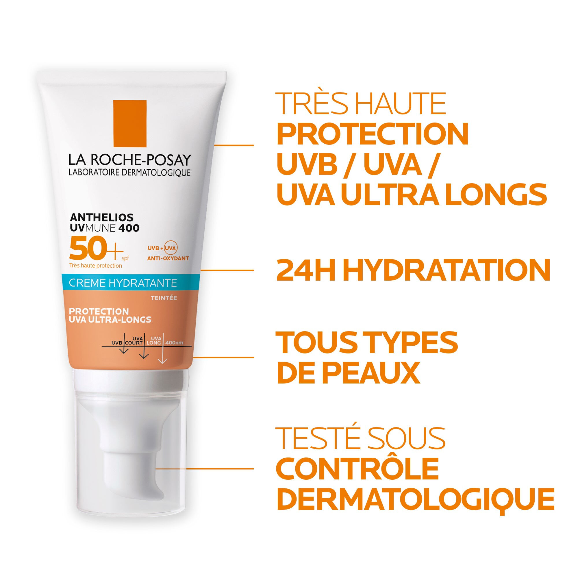 3337875797689-Anthelios UVMUNE 400 Creme solaire peau sensible teintee SPF50+_50ml_04_La-Roche-Posay