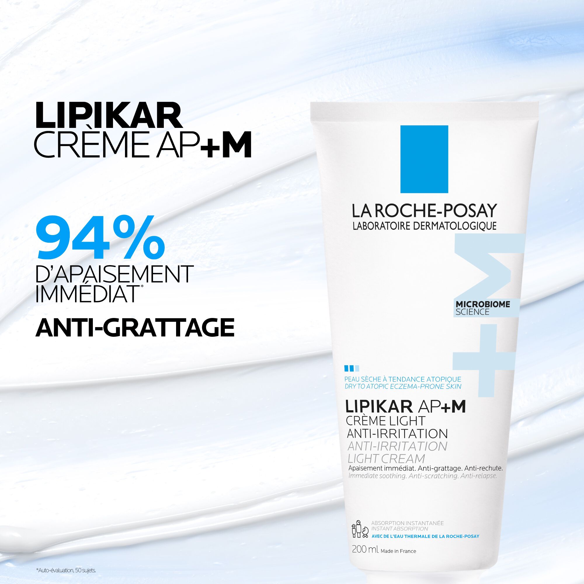 3337875930307-Lipikar Creme AP+M TUBE A Base de Carton_200ml_01_La-Roche-Posay