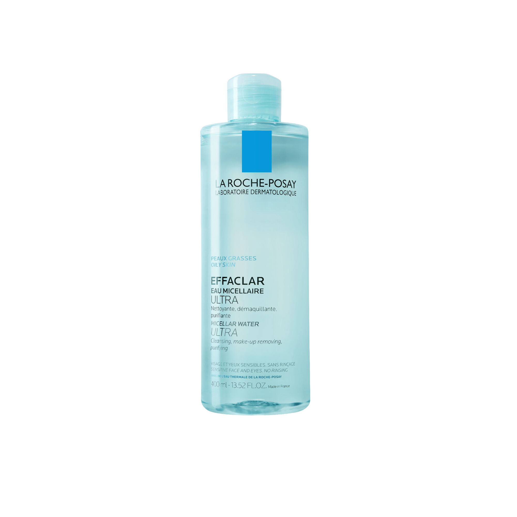 La-Roche-Posay - EFFACLAR Eau micellaire ULTRA - Peau mixte à grasse 400 ml